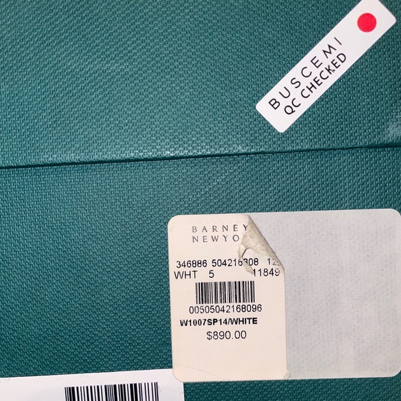 Buscemi white high tops! Great condition. - Picture 10 of 10